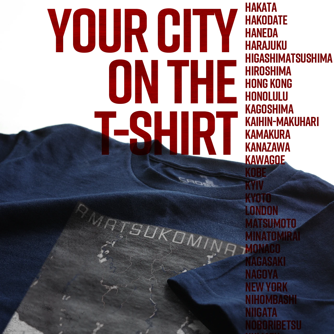 Your City on the T-shirt