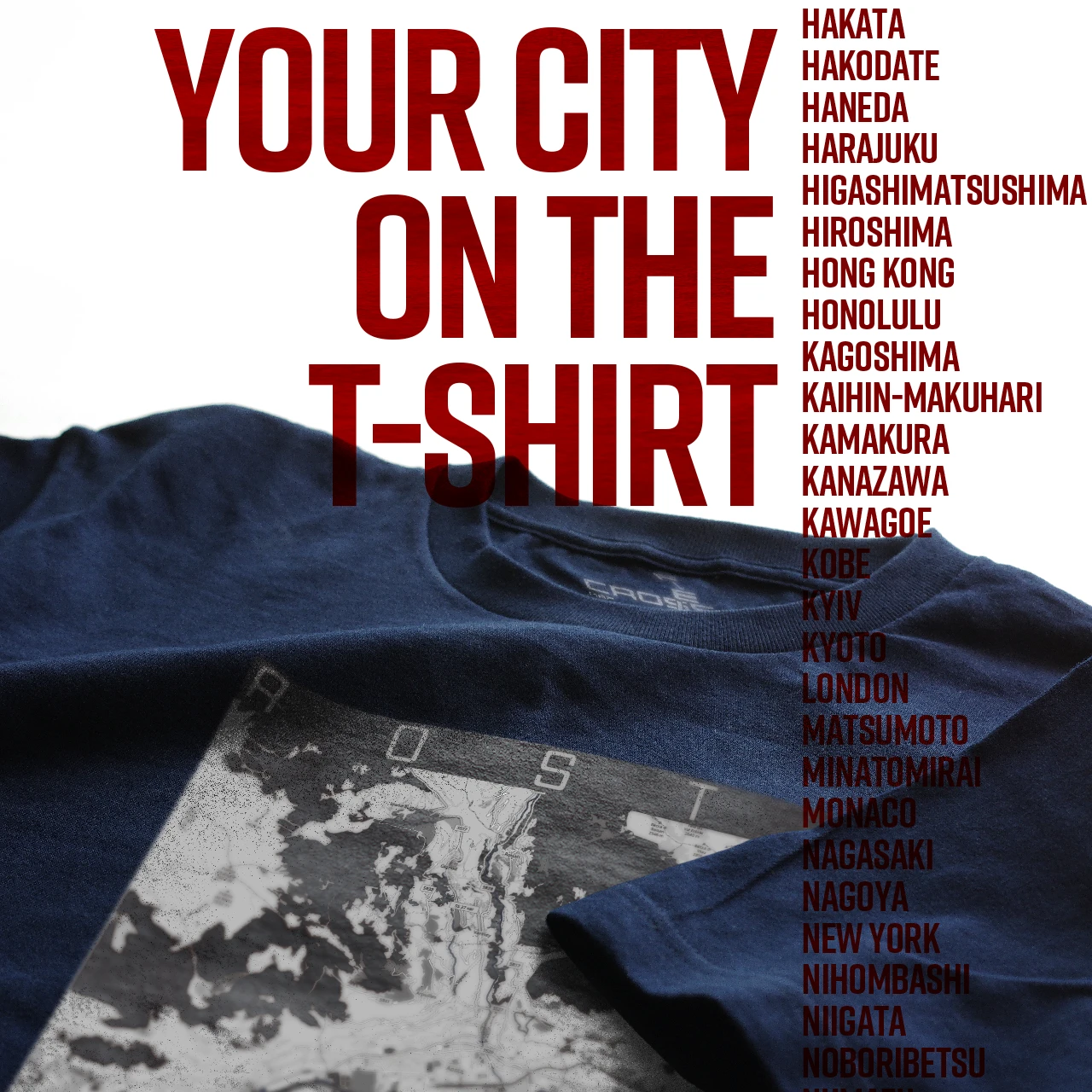 Your City on the T-shirt