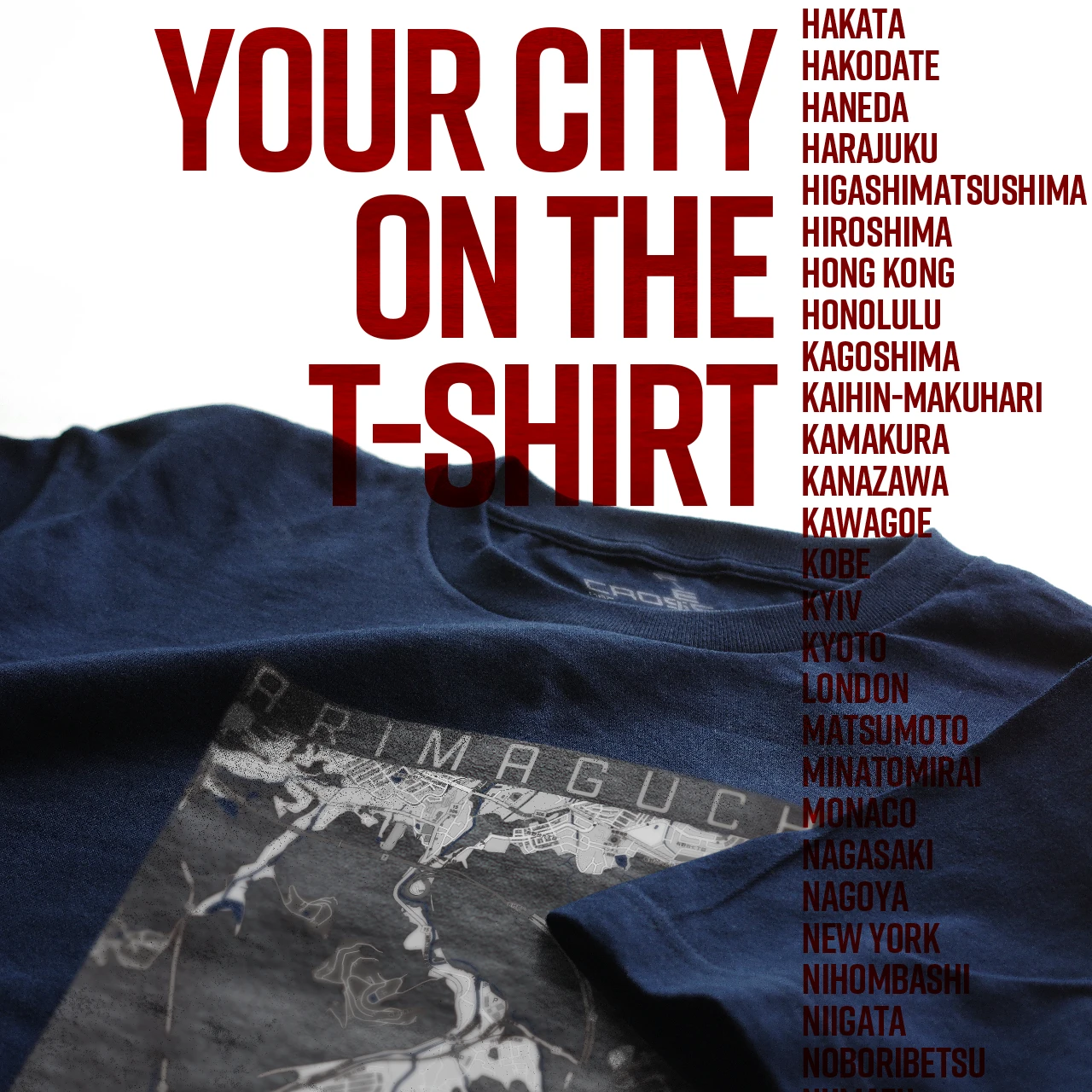 Your City on the T-shirt