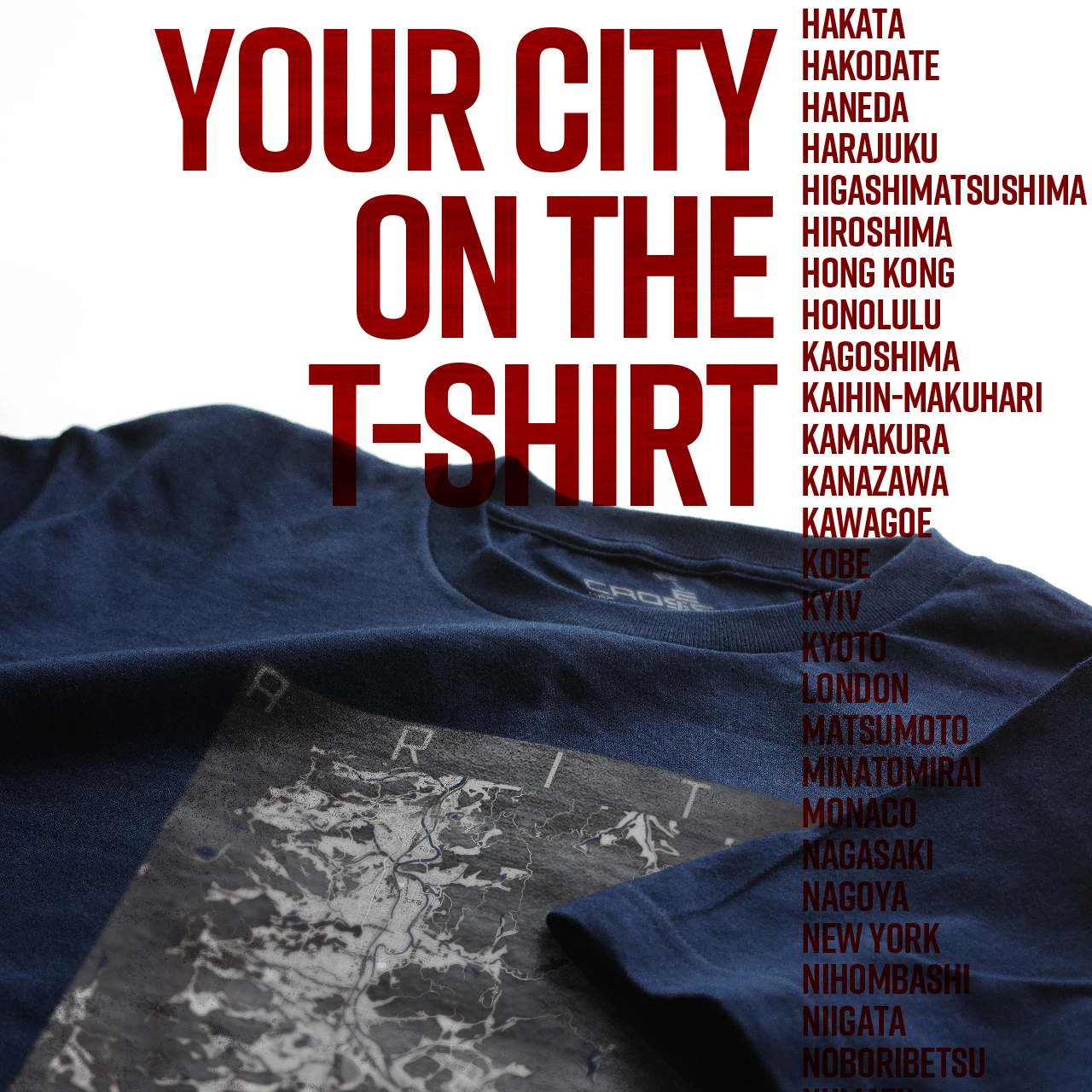 Your City on the T-shirt