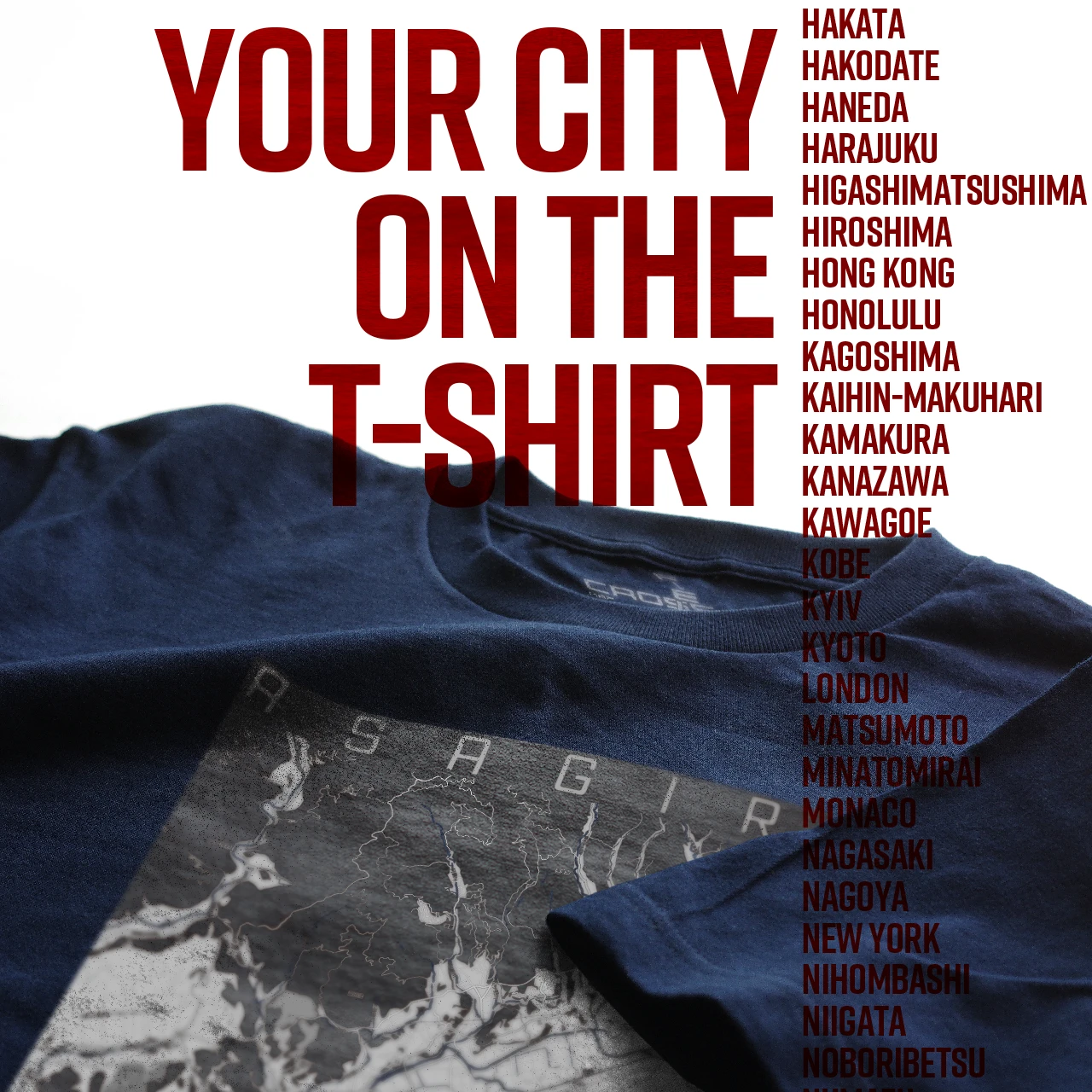 Your City on the T-shirt