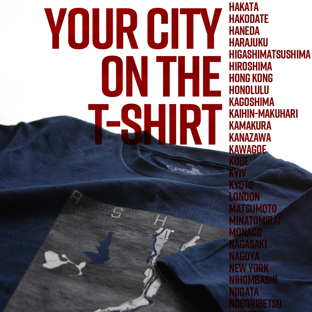 Your City on the T-shirt