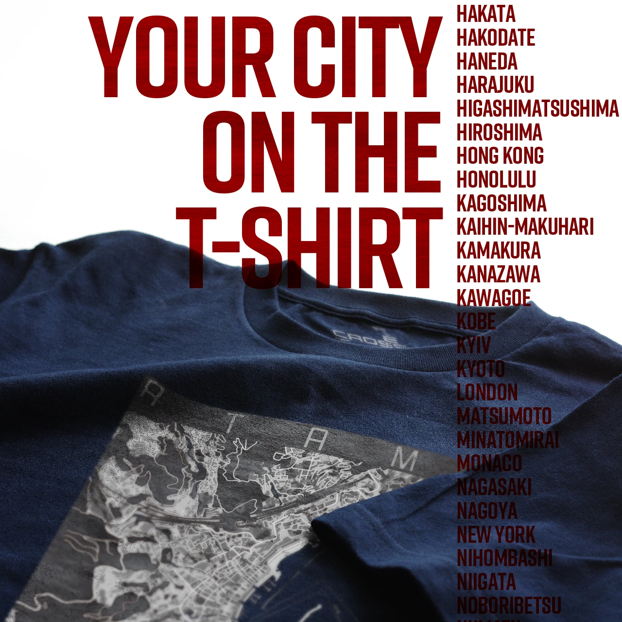 Your City on the T-shirt