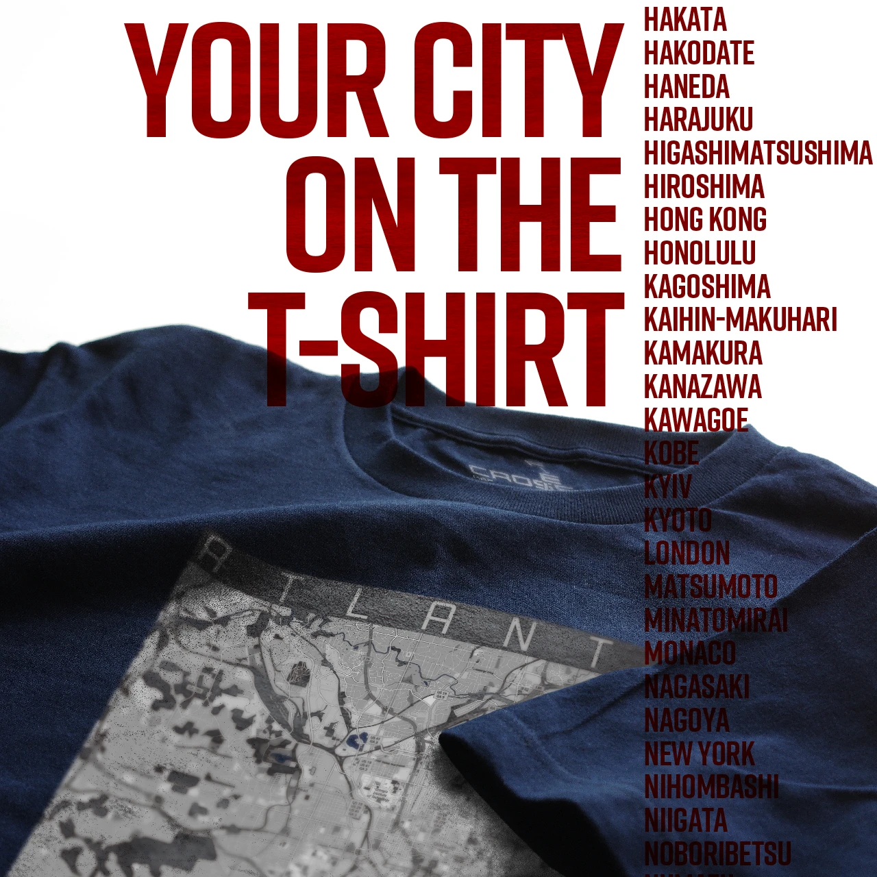 Your City on the T-shirt