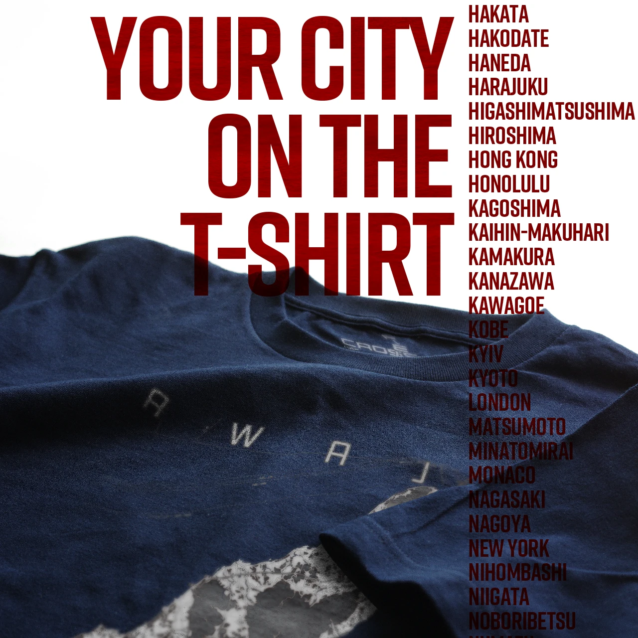 Your City on the T-shirt