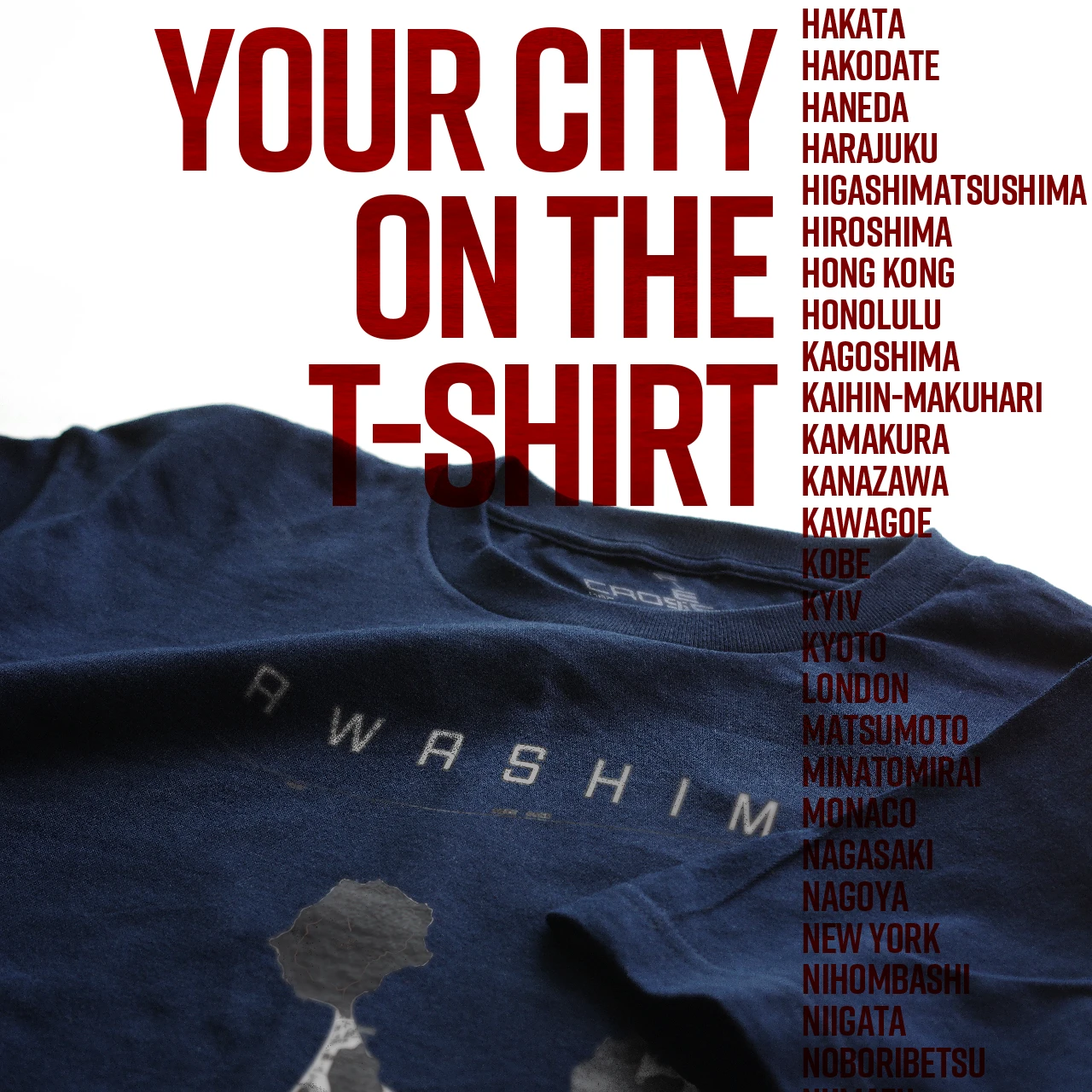 Your City on the T-shirt