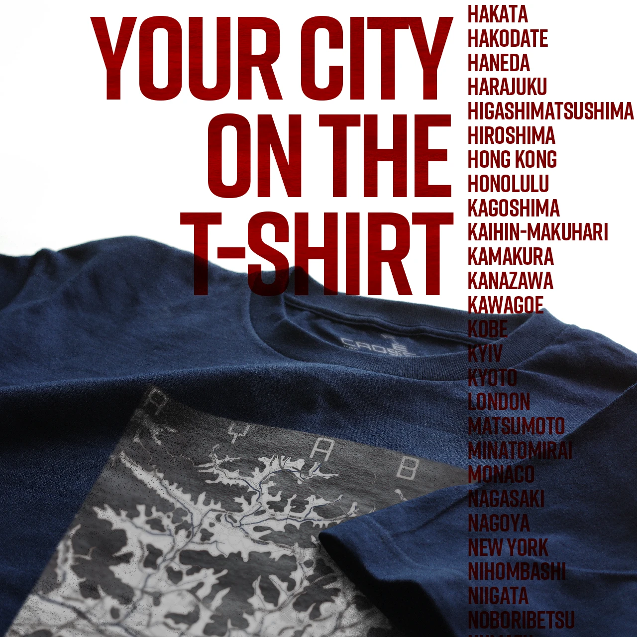 Your City on the T-shirt