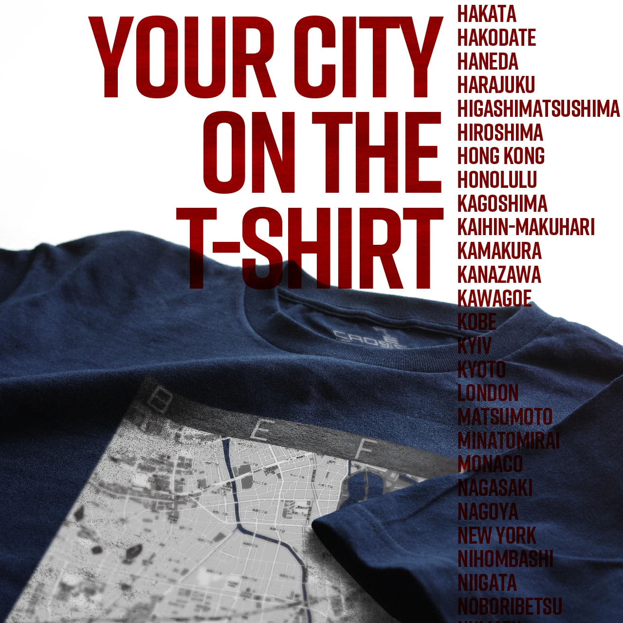 Your City on the T-shirt