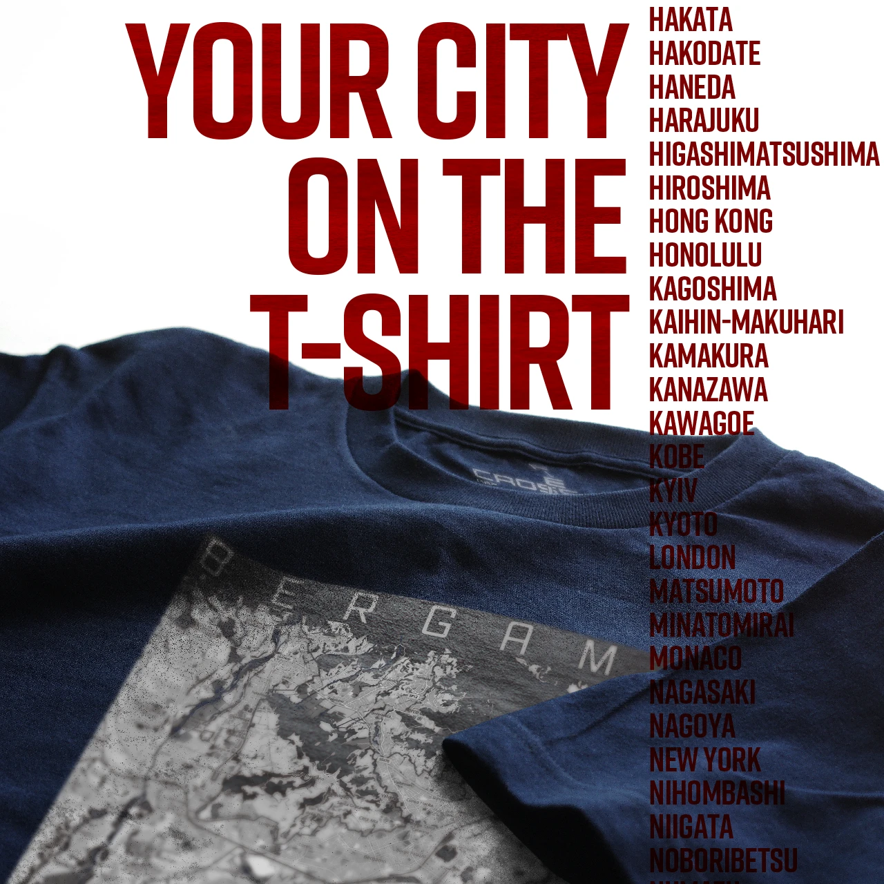 Your City on the T-shirt