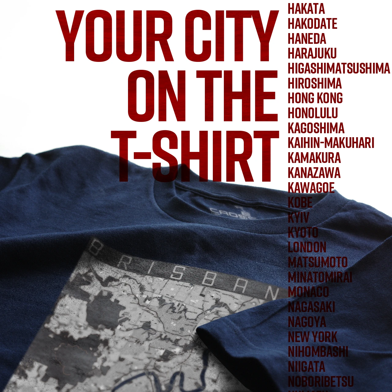 Your City on the T-shirt