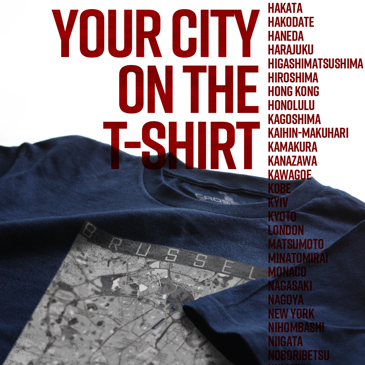 Your City on the T-shirt