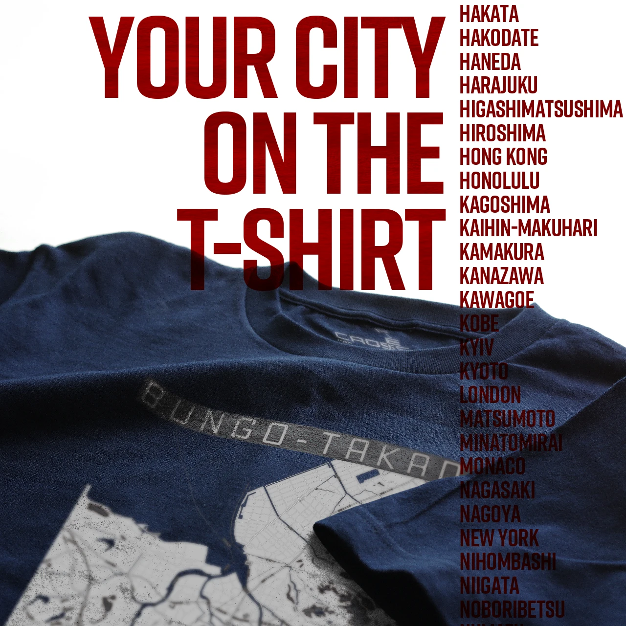 Your City on the T-shirt