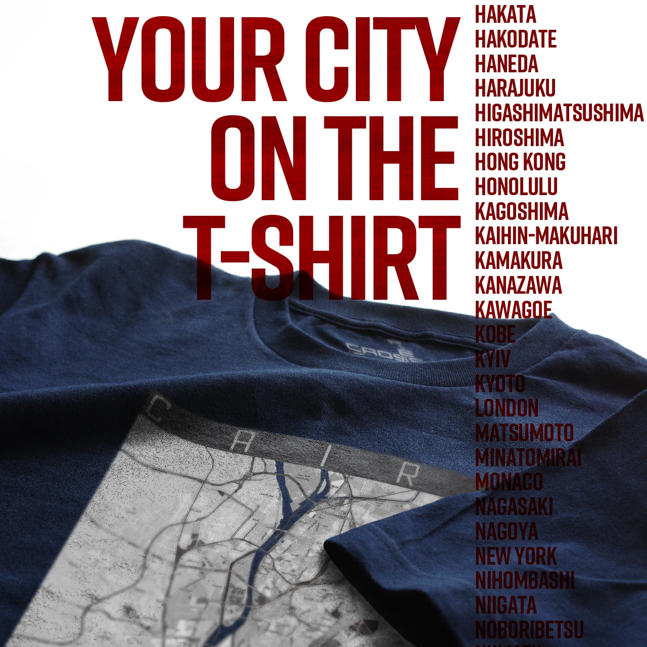 Your City on the T-shirt