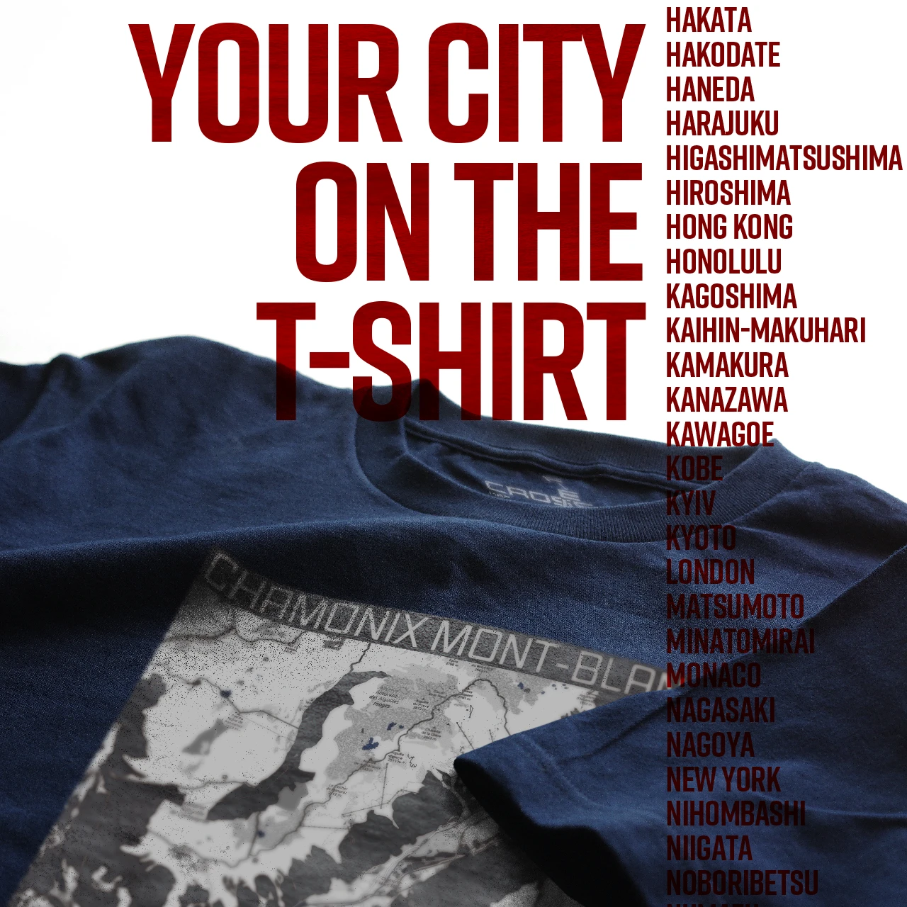 Your City on the T-shirt