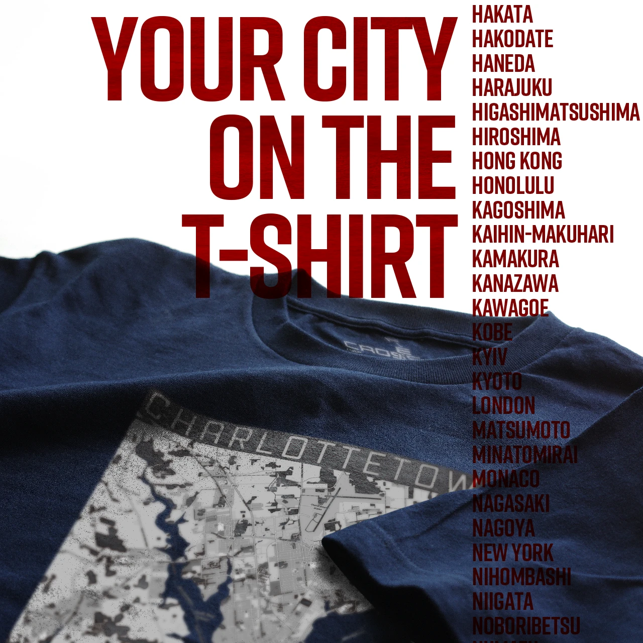 Your City on the T-shirt