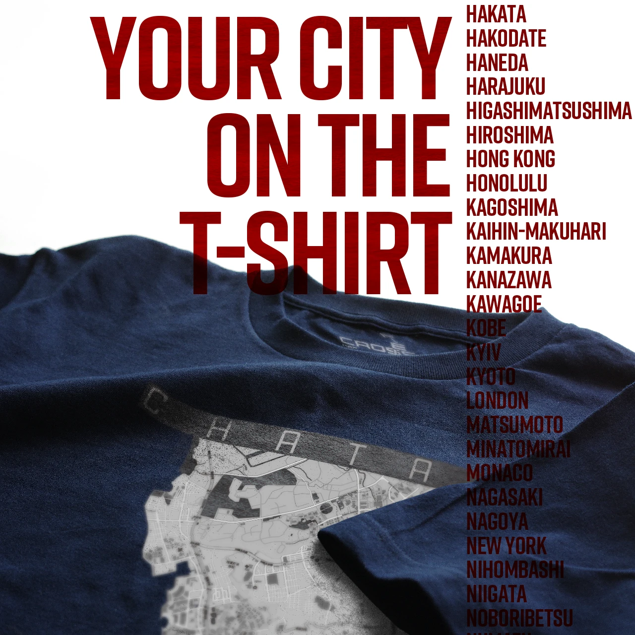 Your City on the T-shirt