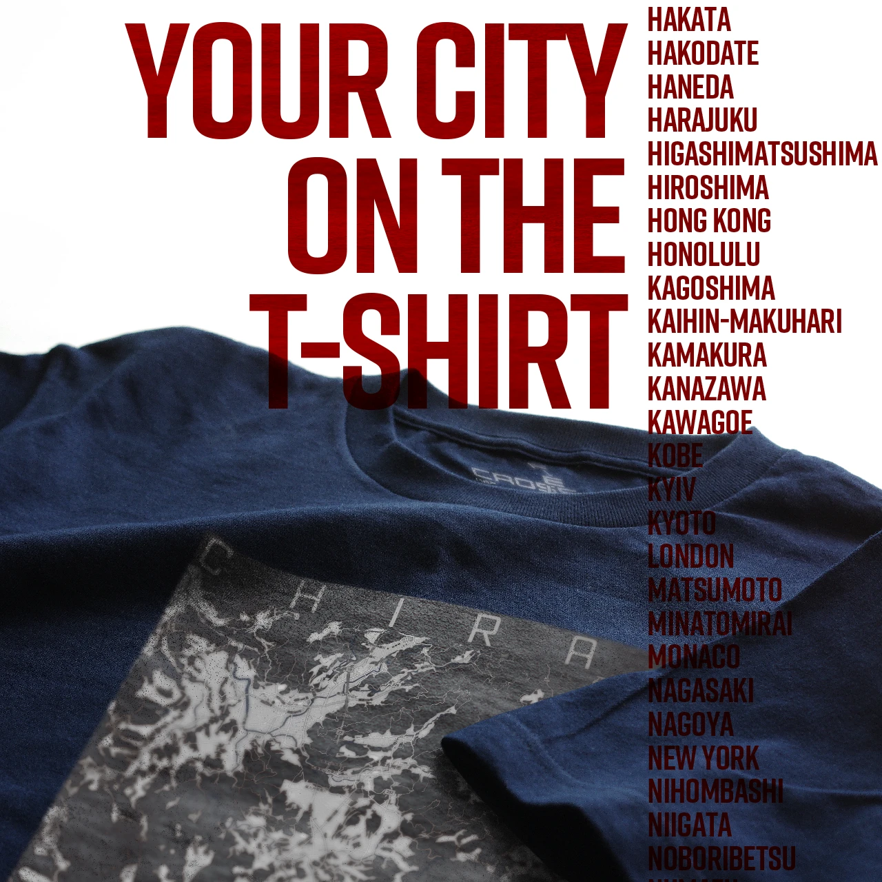 Your City on the T-shirt