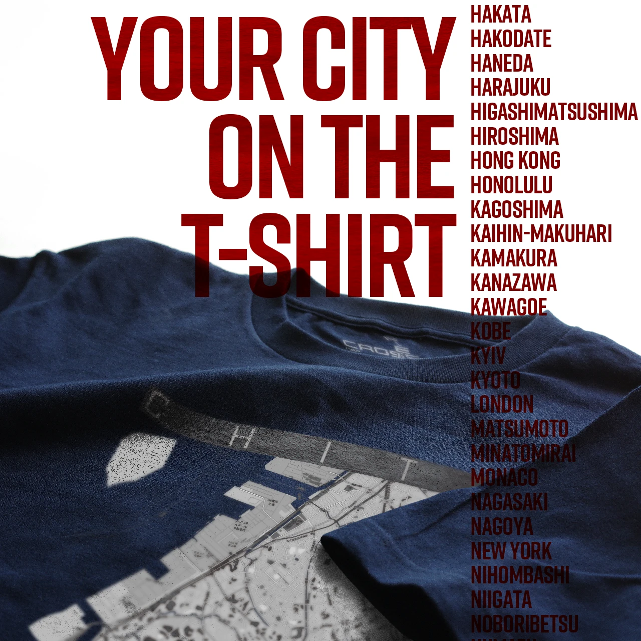 Your City on the T-shirt