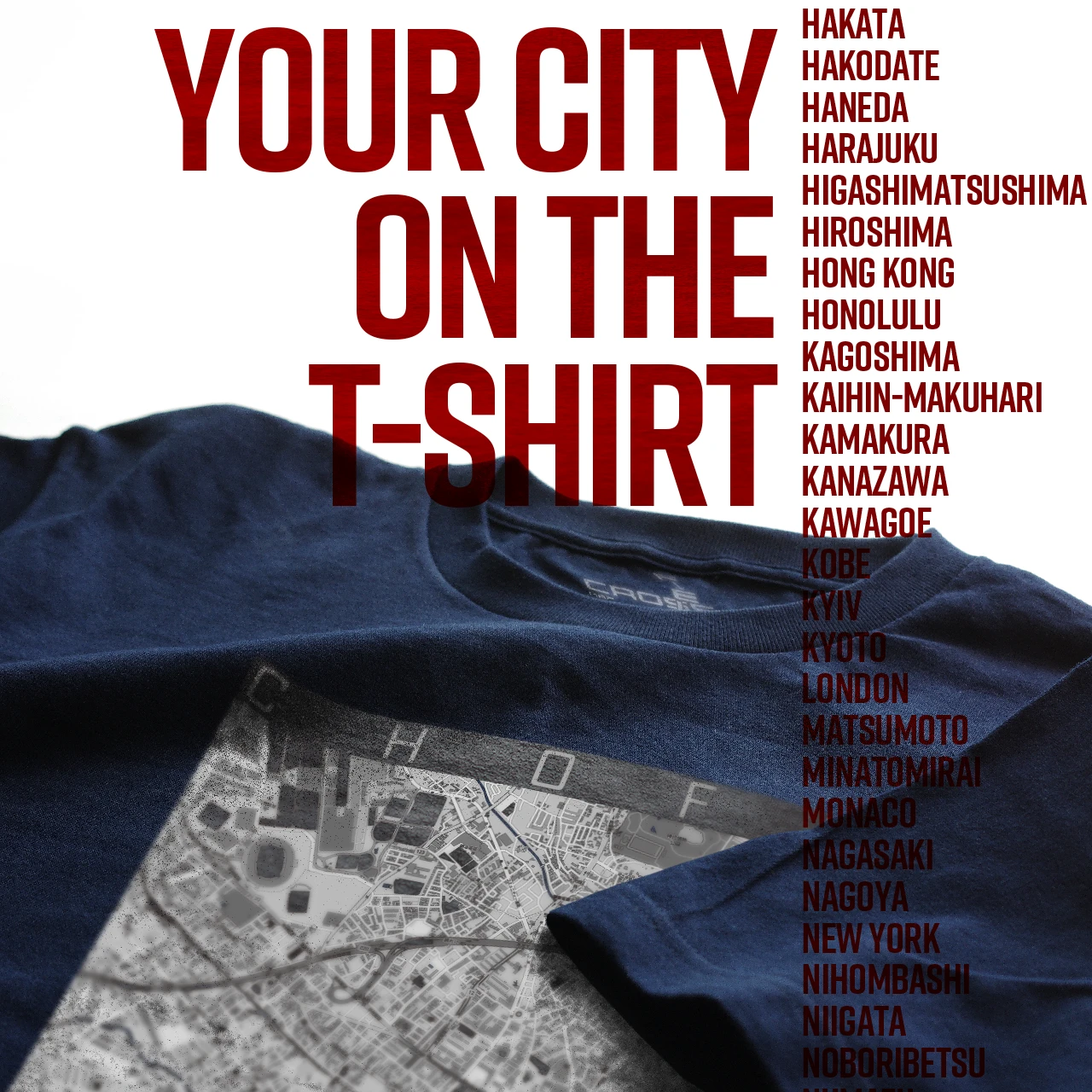 Your City on the T-shirt