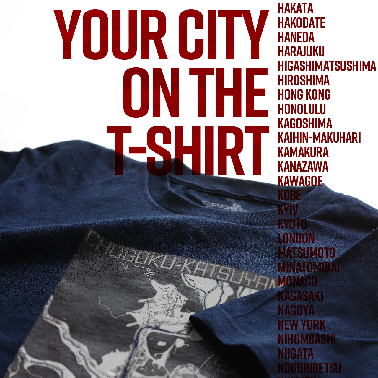 Your City on the T-shirt