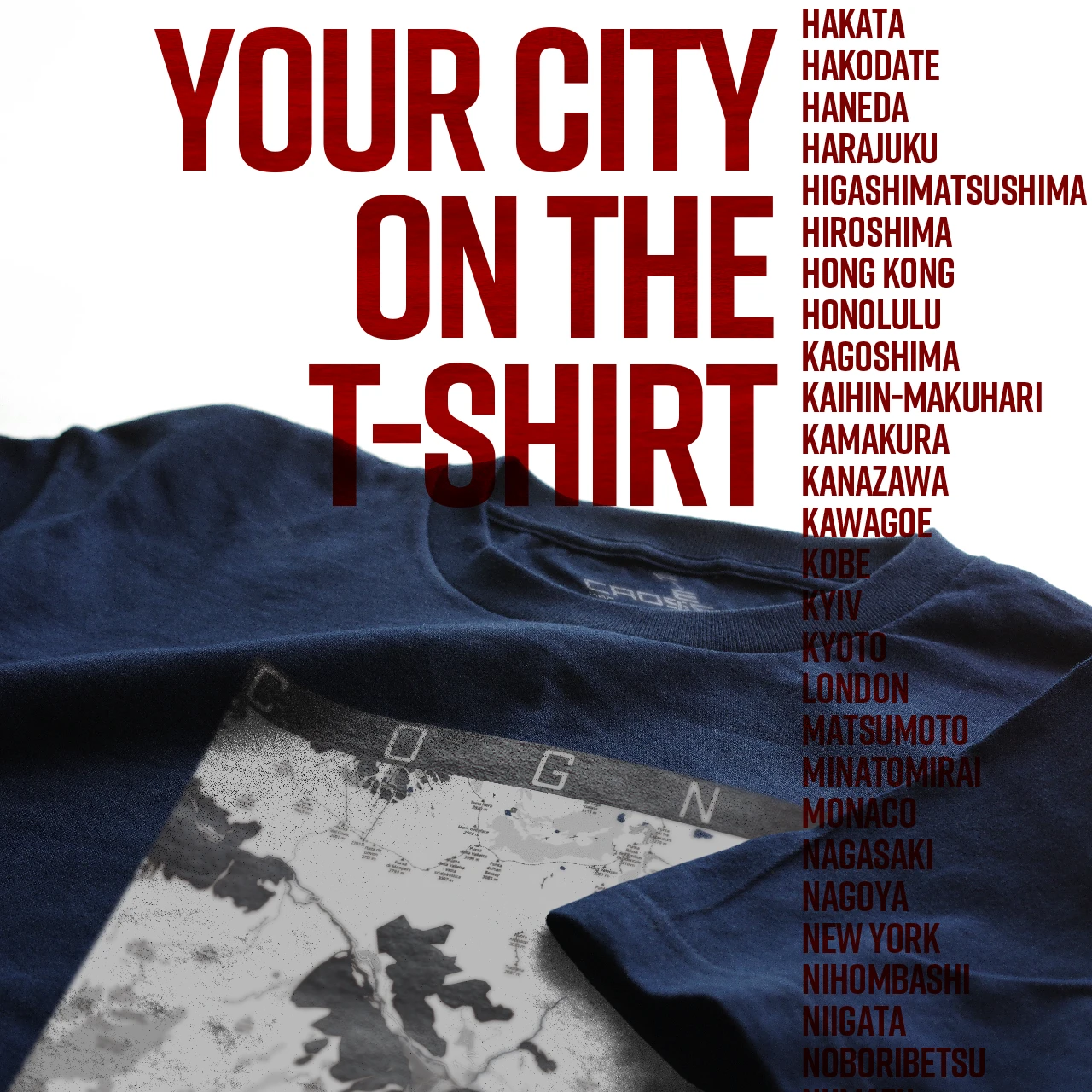 Your City on the T-shirt