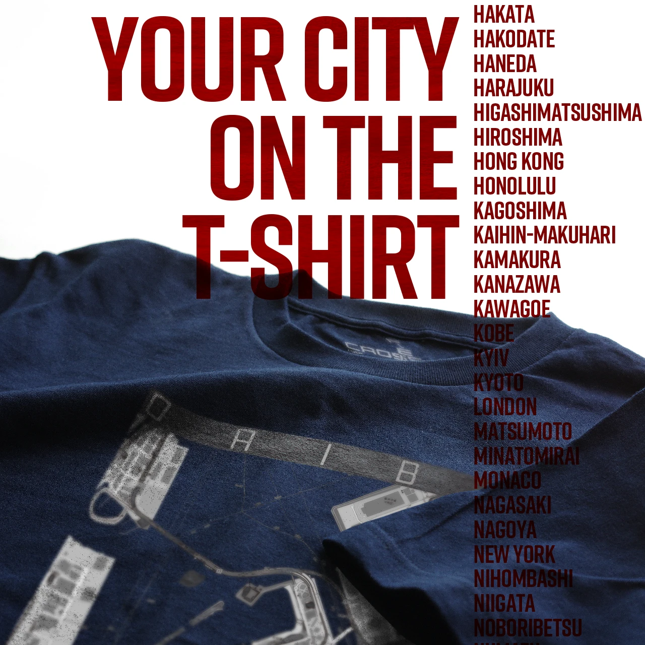 Your City on the T-shirt