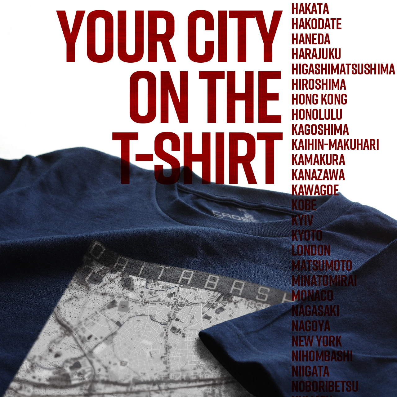 Your City on the T-shirt