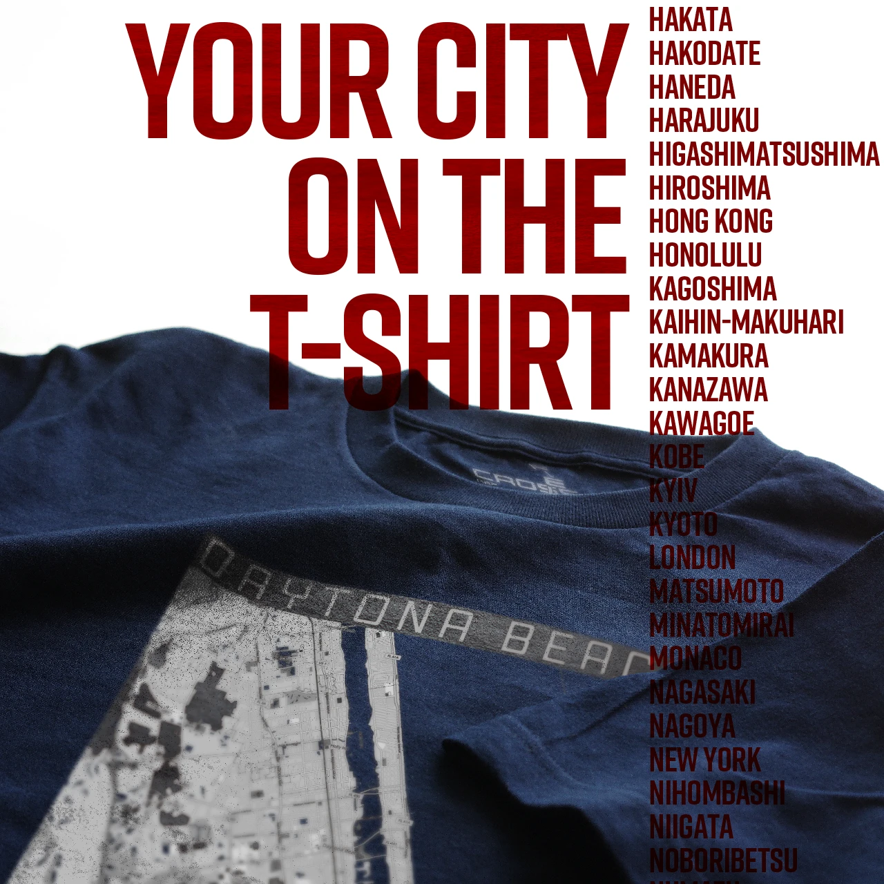 Your City on the T-shirt