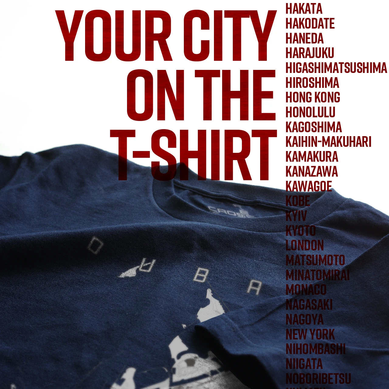 Your City on the T-shirt