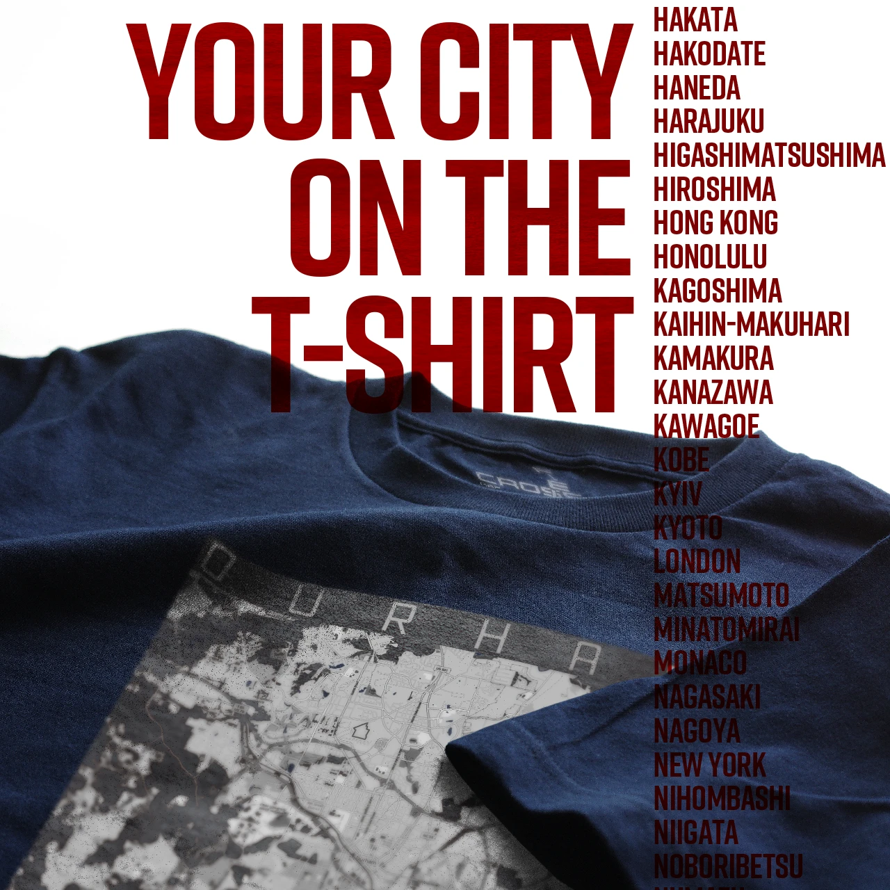 Your City on the T-shirt