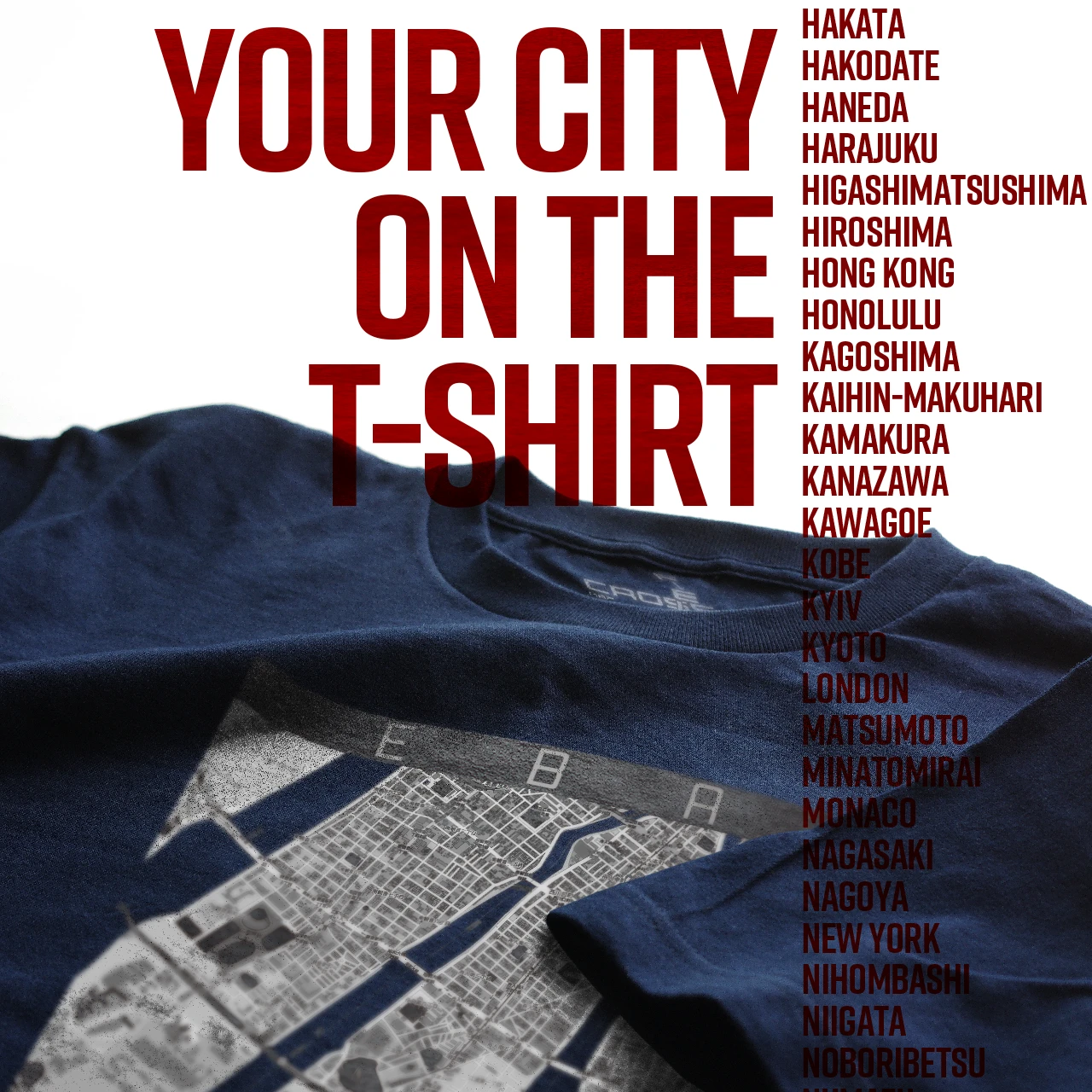 Your City on the T-shirt