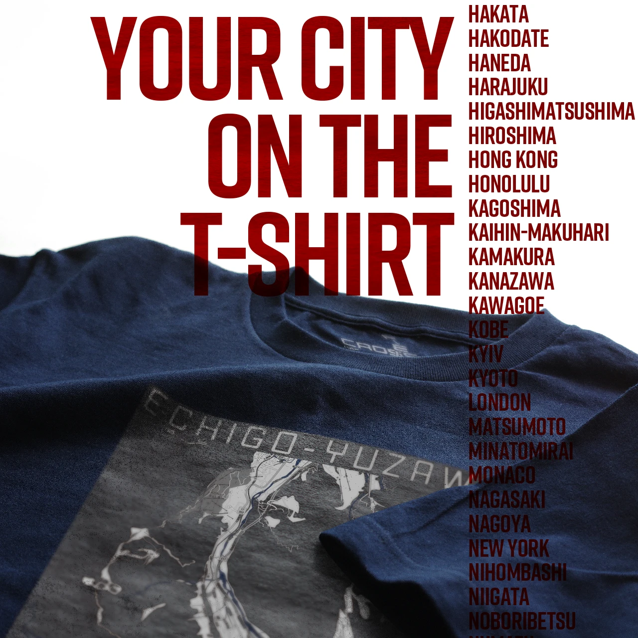 Your City on the T-shirt