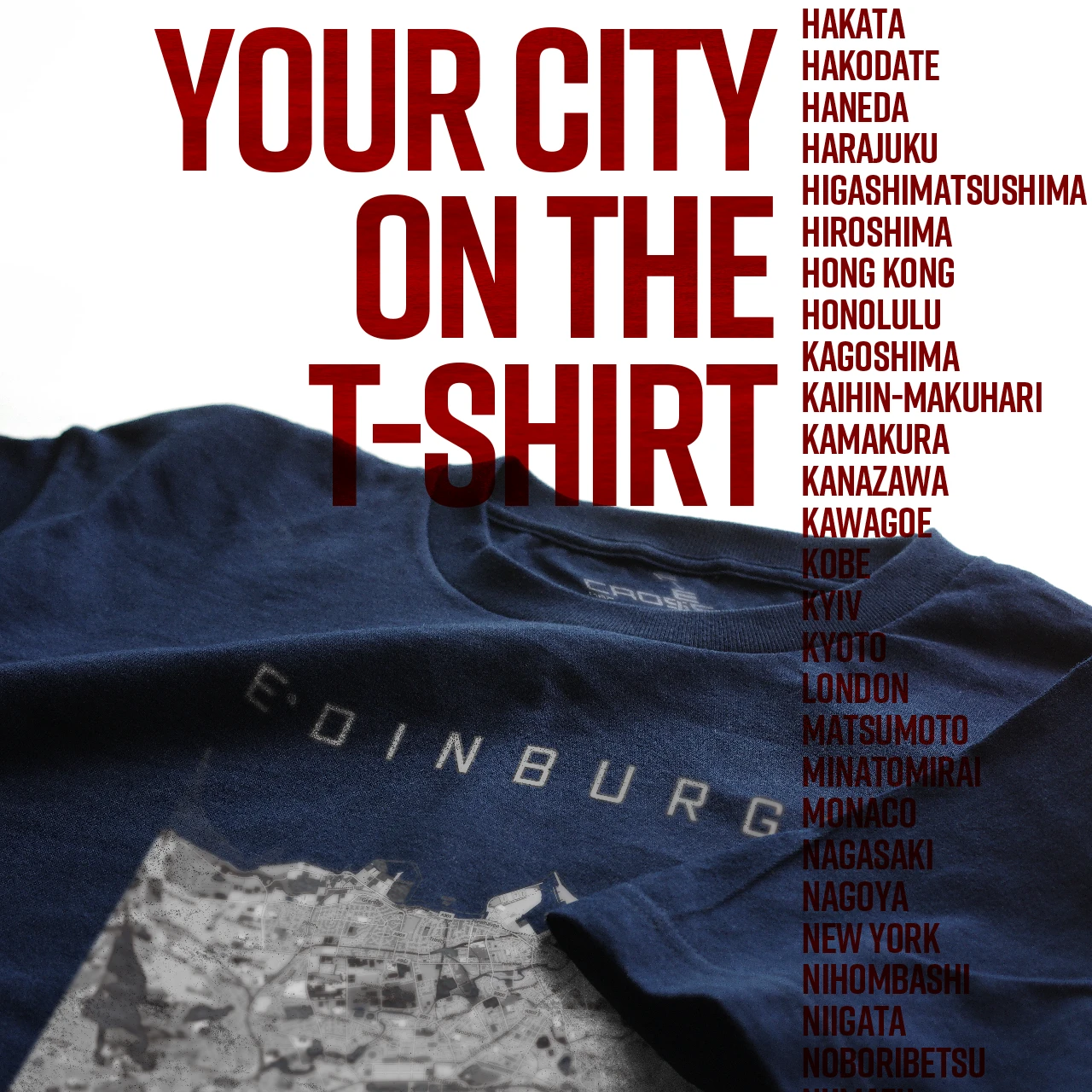 Your City on the T-shirt