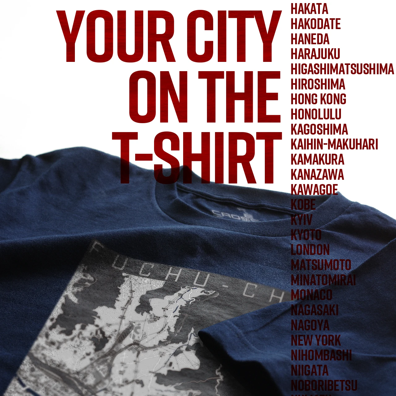 Your City on the T-shirt