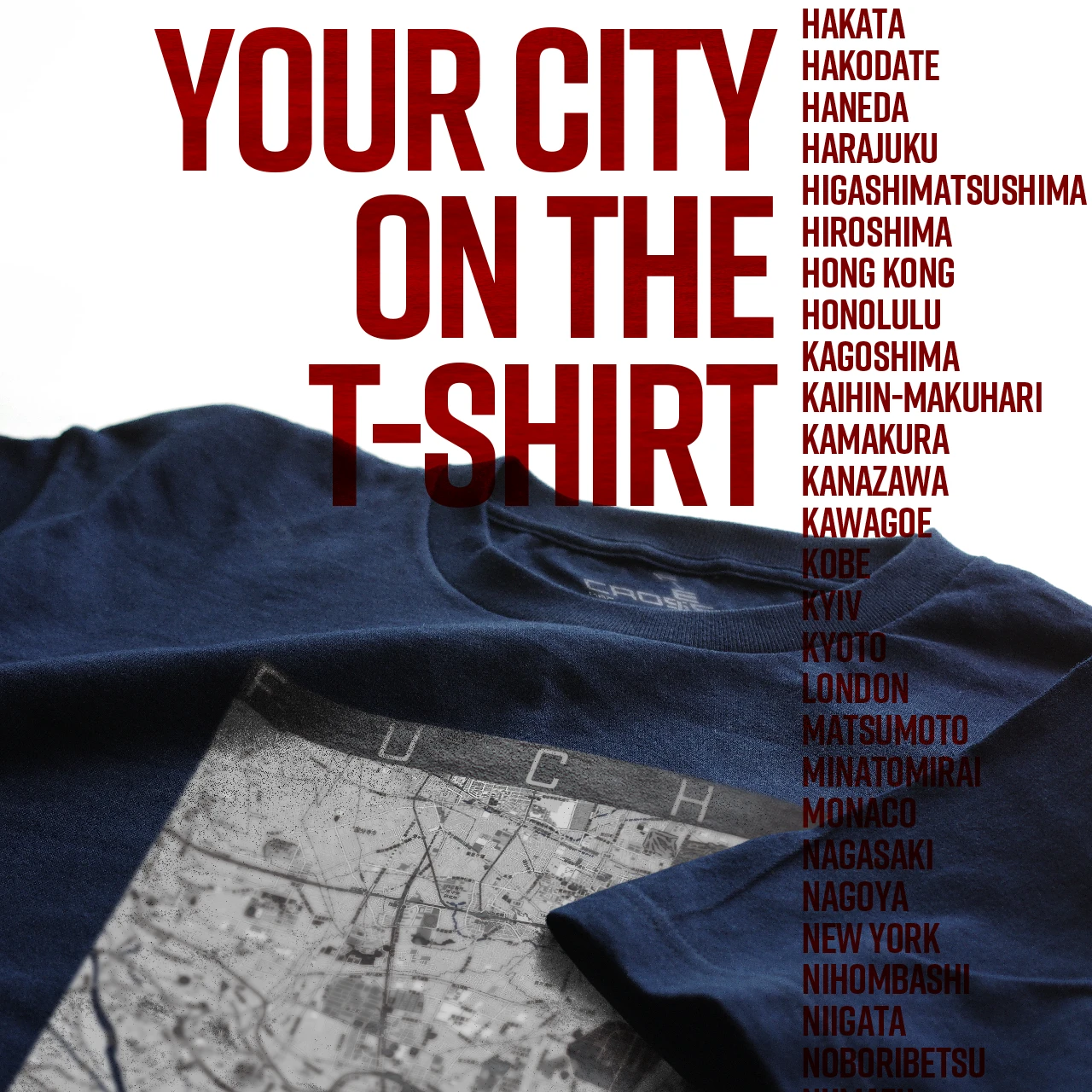 Your City on the T-shirt