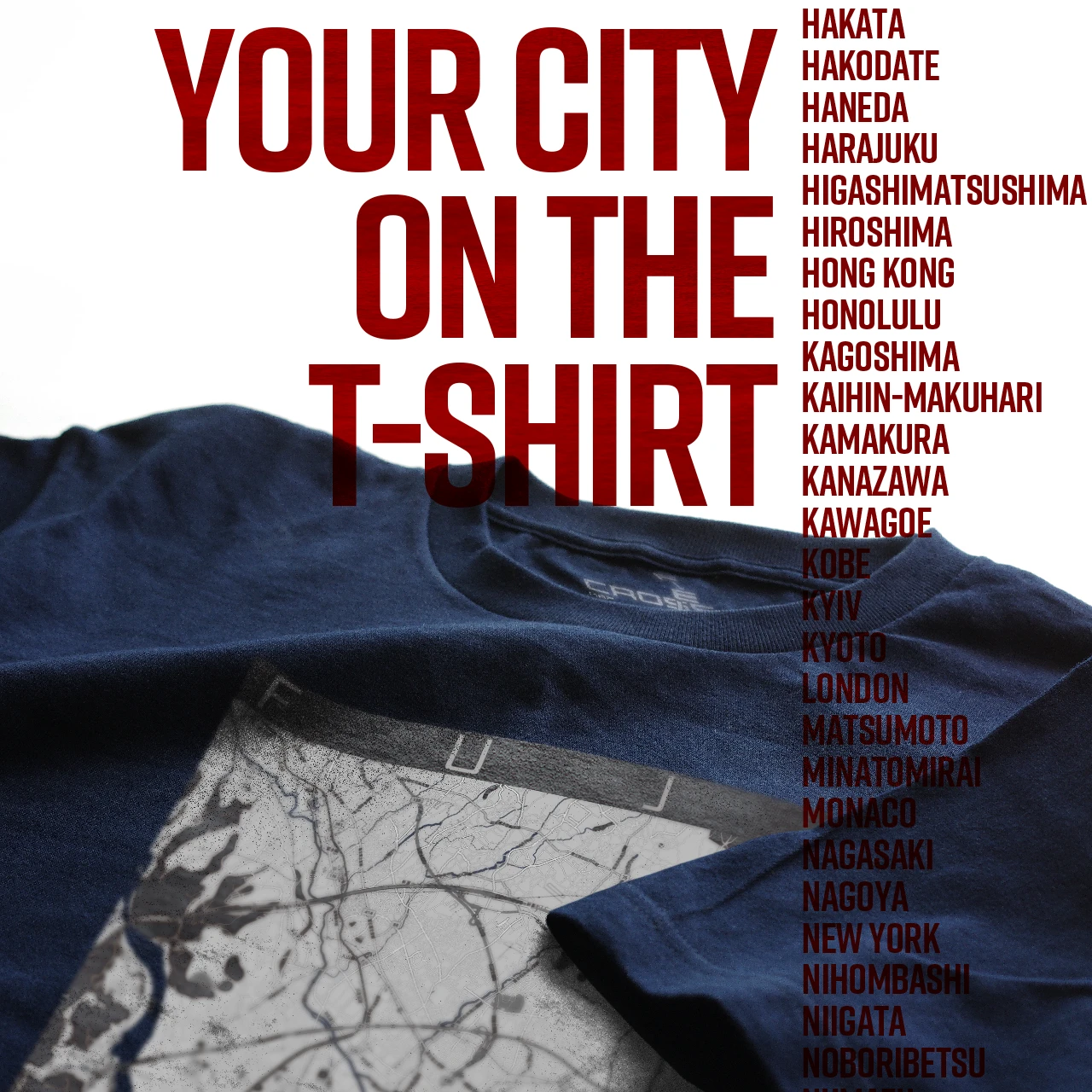 Your City on the T-shirt