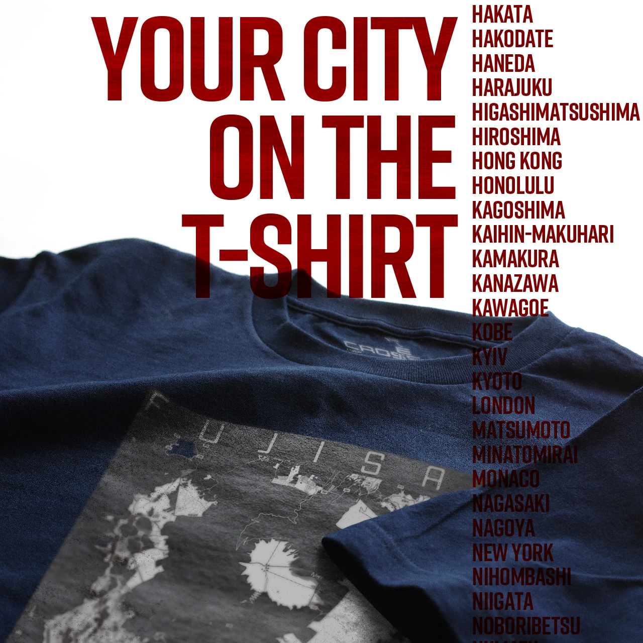 Your City on the T-shirt