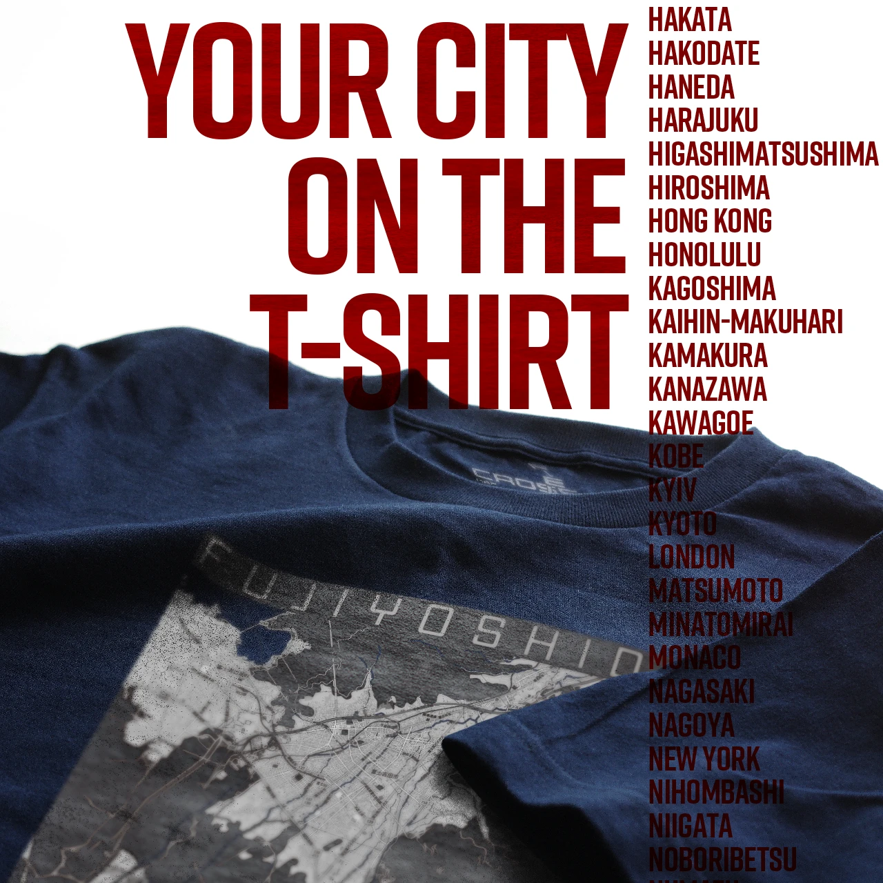 Your City on the T-shirt