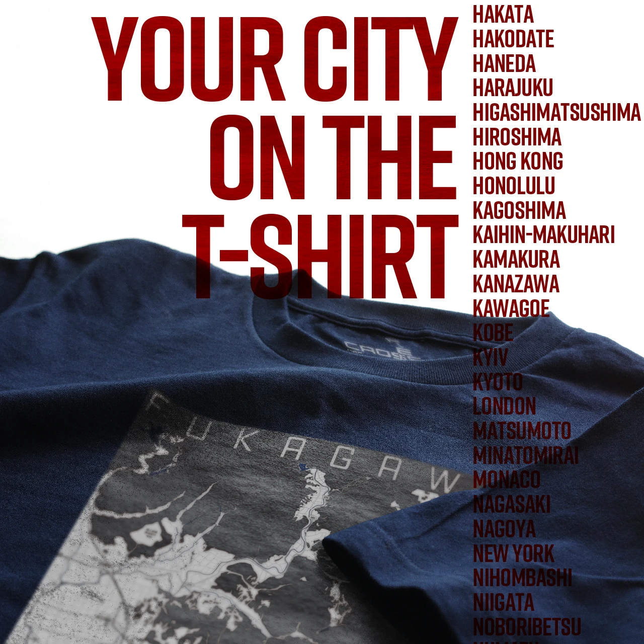 Your City on the T-shirt