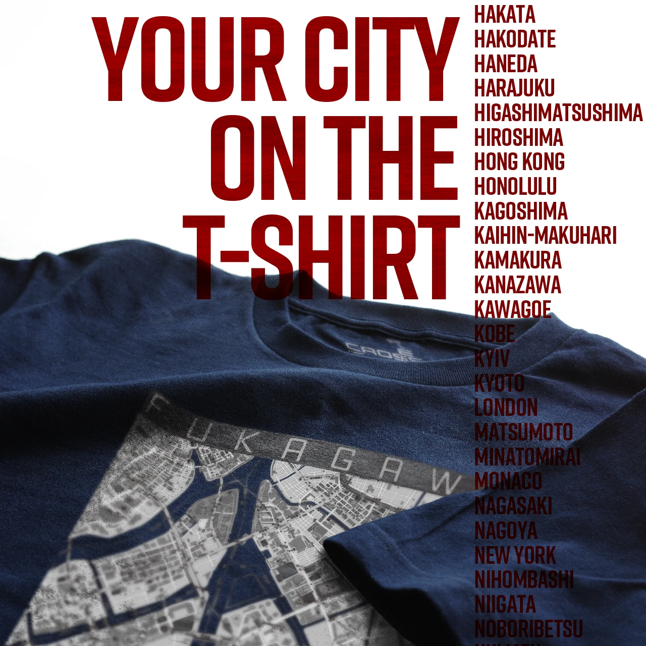 Your City on the T-shirt