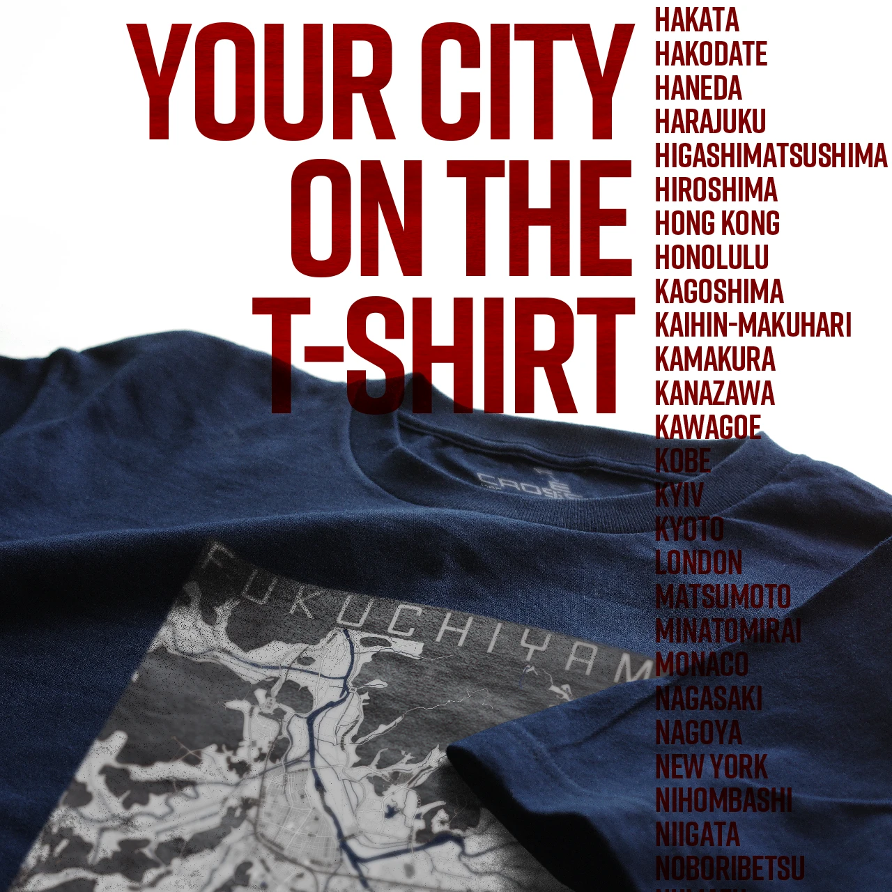 Your City on the T-shirt