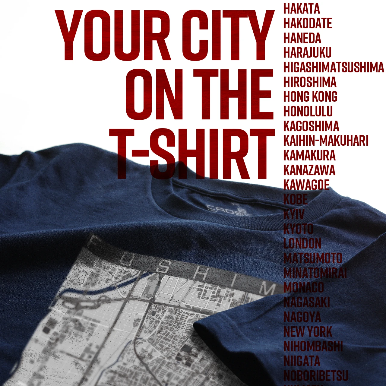 Your City on the T-shirt