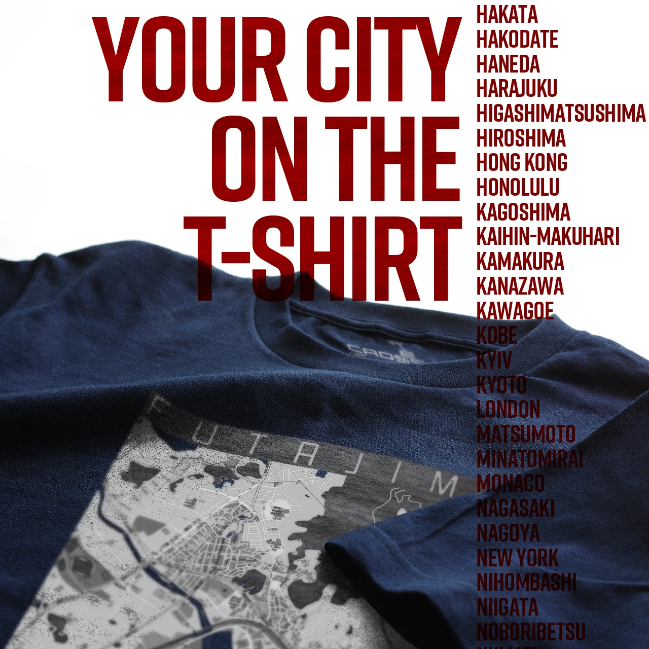 Your City on the T-shirt