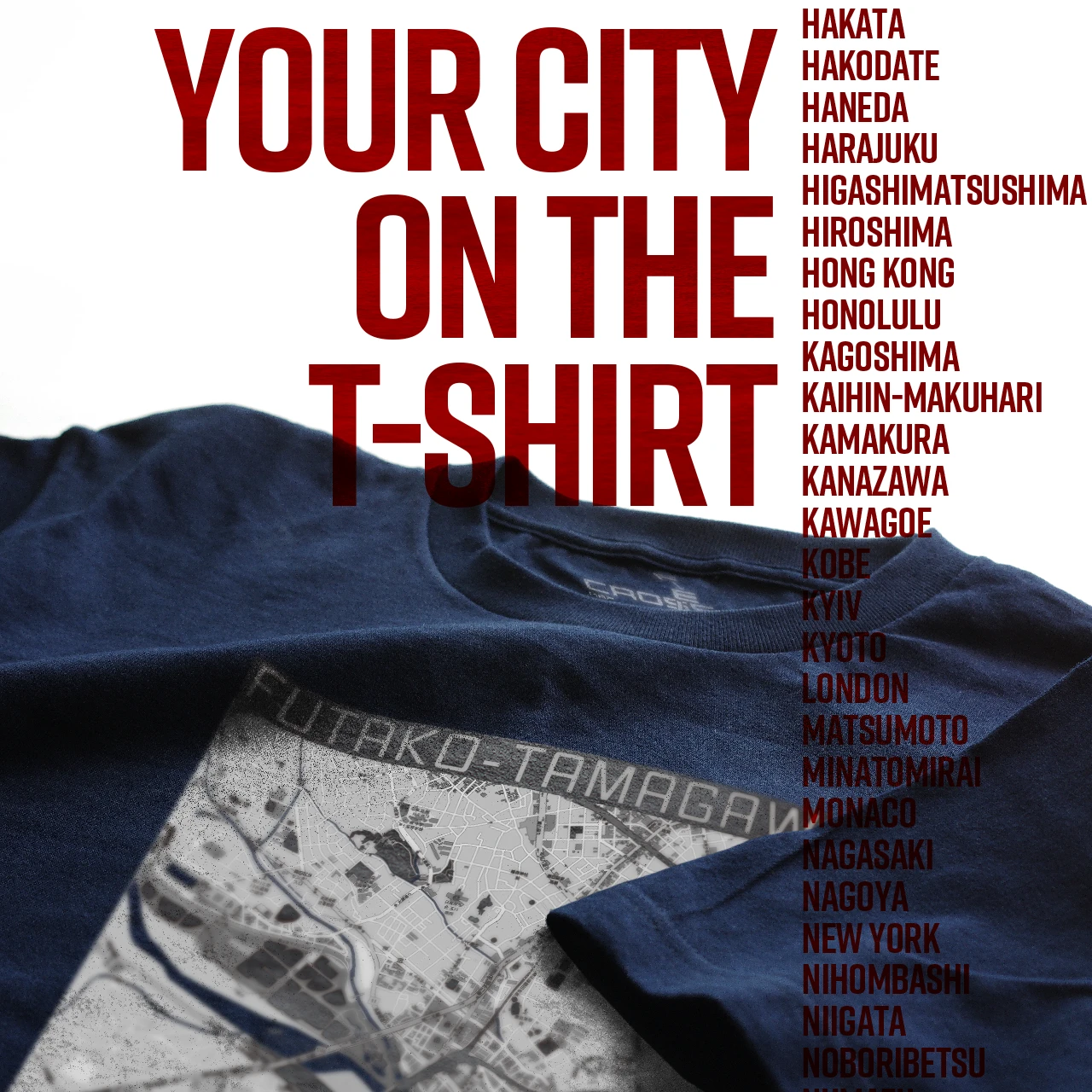 Your City on the T-shirt