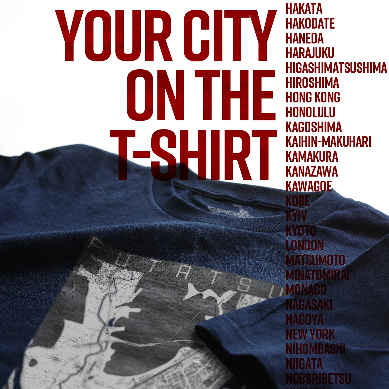 Your City on the T-shirt