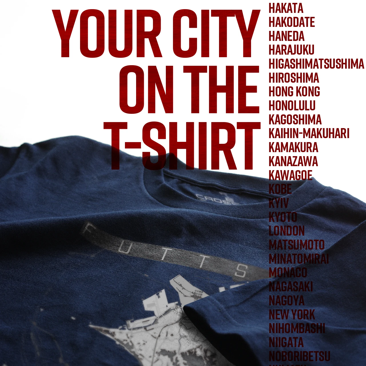 Your City on the T-shirt