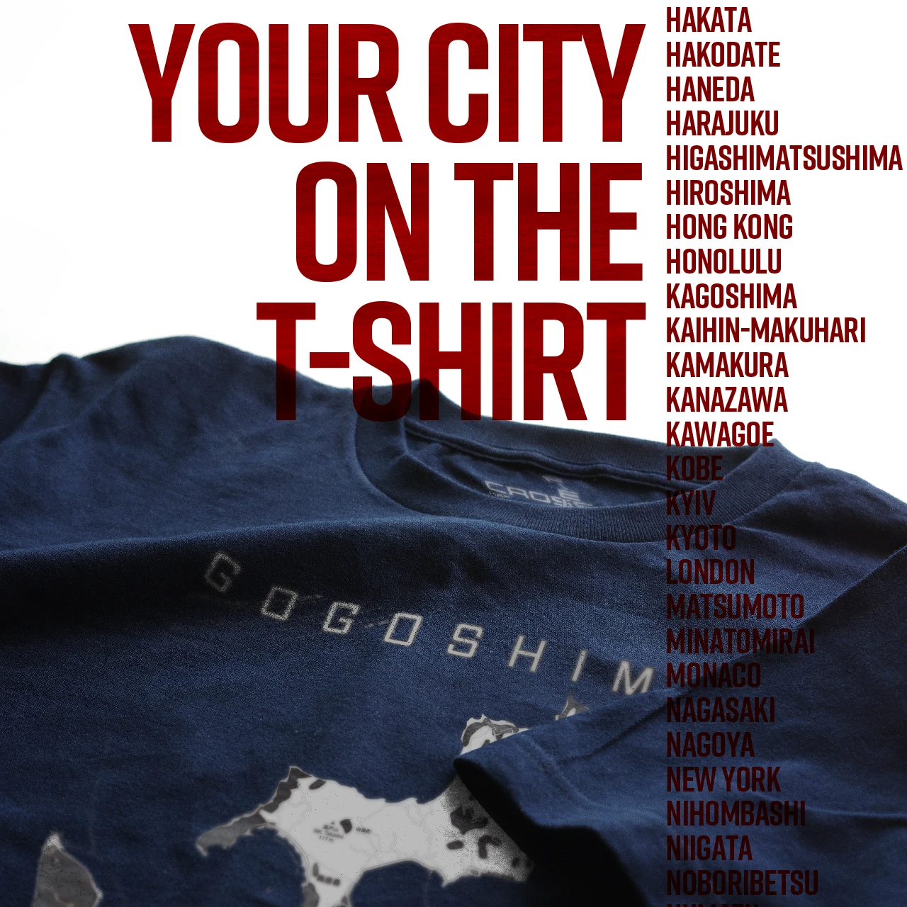 Your City on the T-shirt