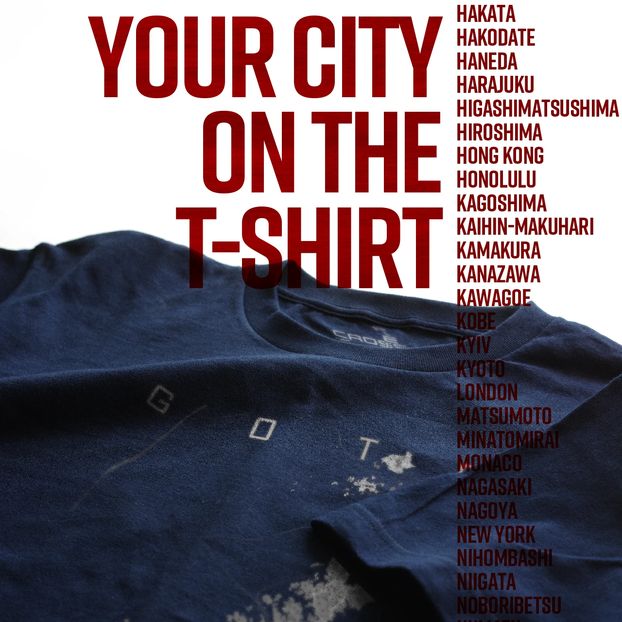 Your City on the T-shirt