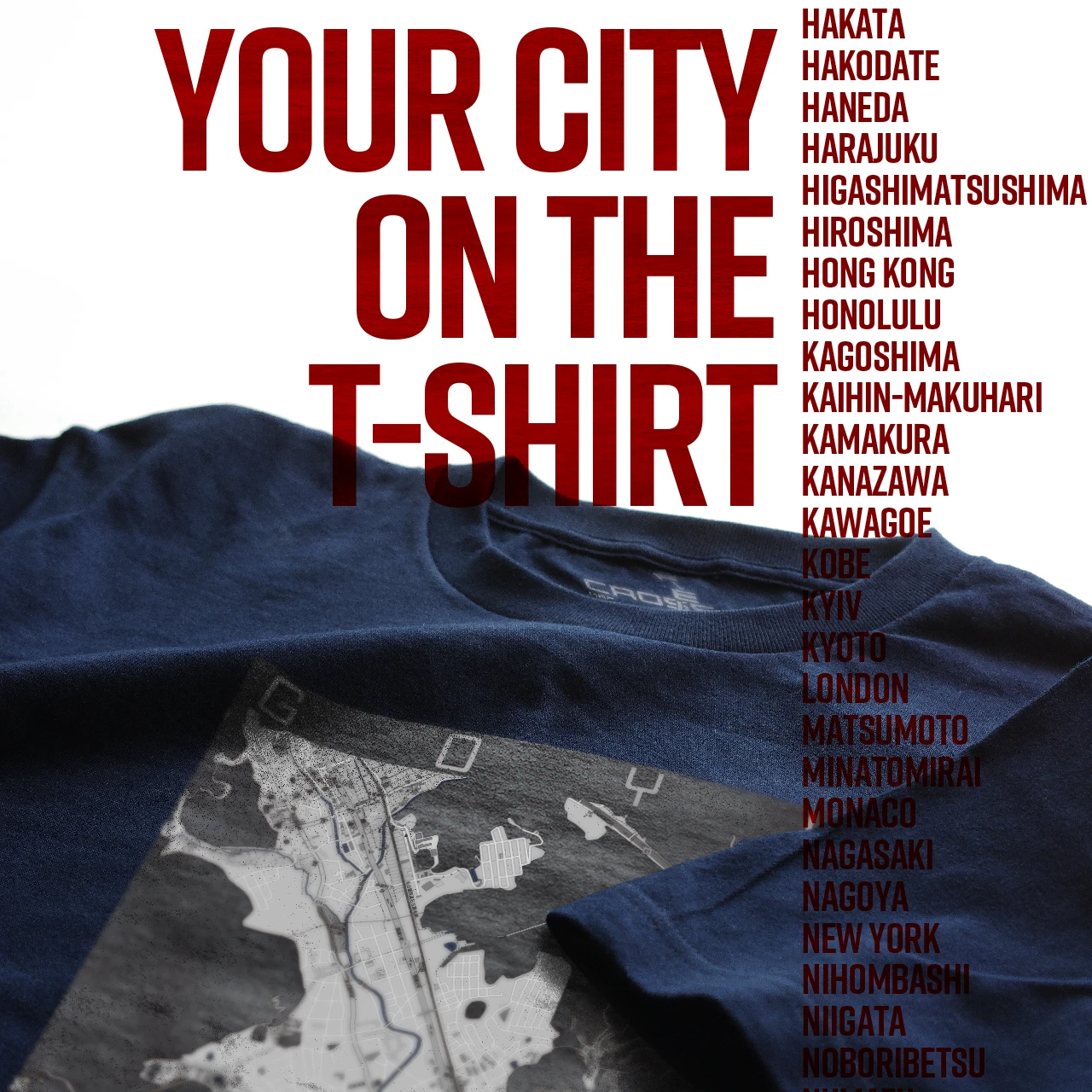 Your City on the T-shirt