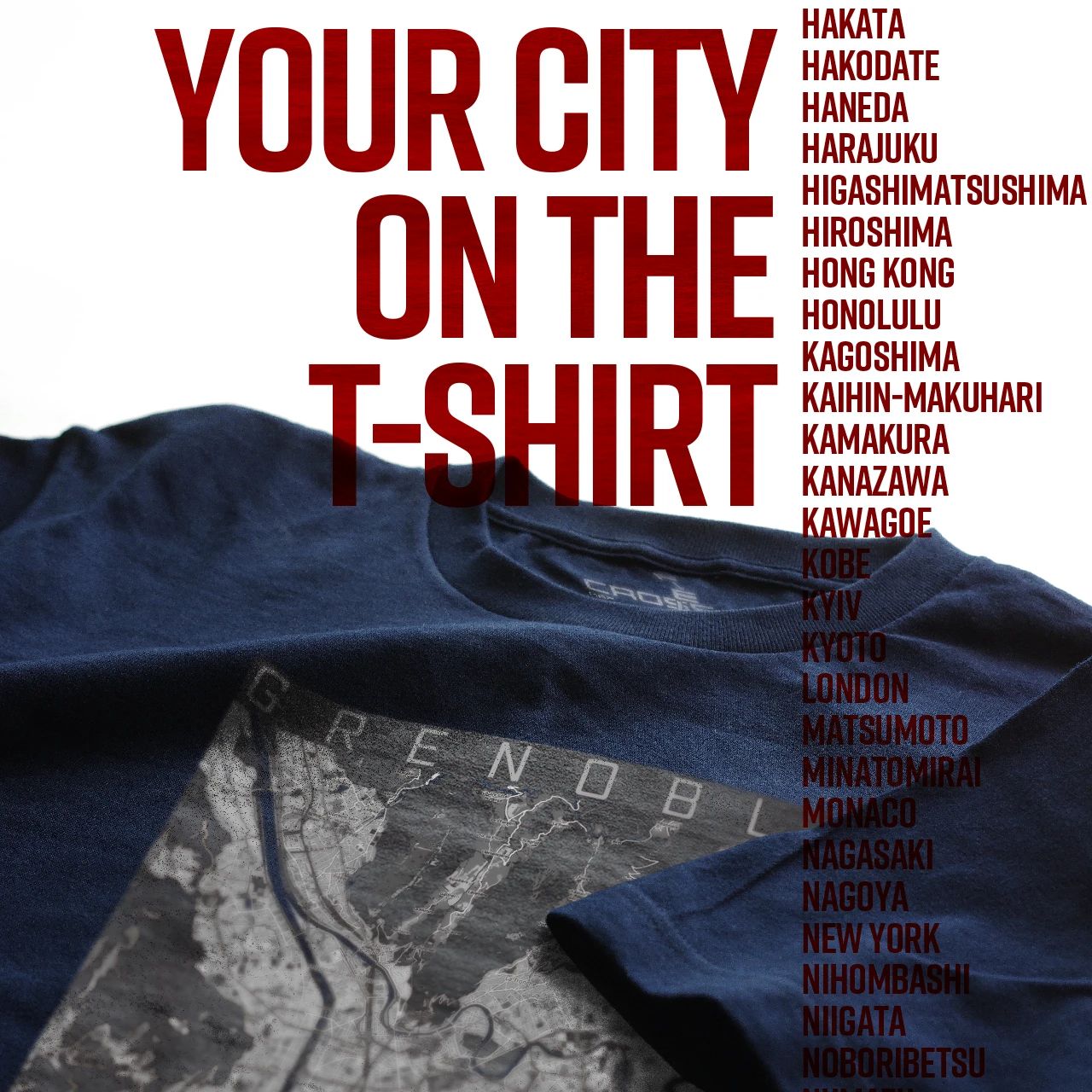 Your City on the T-shirt